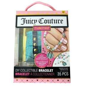 JUICY COUTURE MAKE IT REAL New DIY Collectible Bracelet Charm Mini Bag Box Set